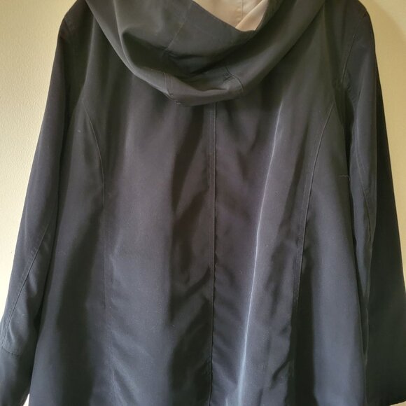 Black Hooded Winter Coat, 2X< Croft & Barrow - Picture 2 of 6